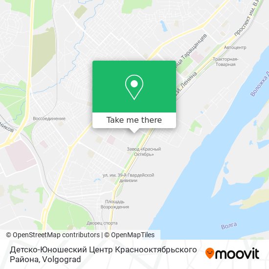 Детско-Юношеский Центр Краснооктябрьского Района map