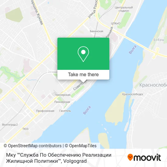 Мку ""Служба По Обеспечению Реализации Жилищной Политики"" map