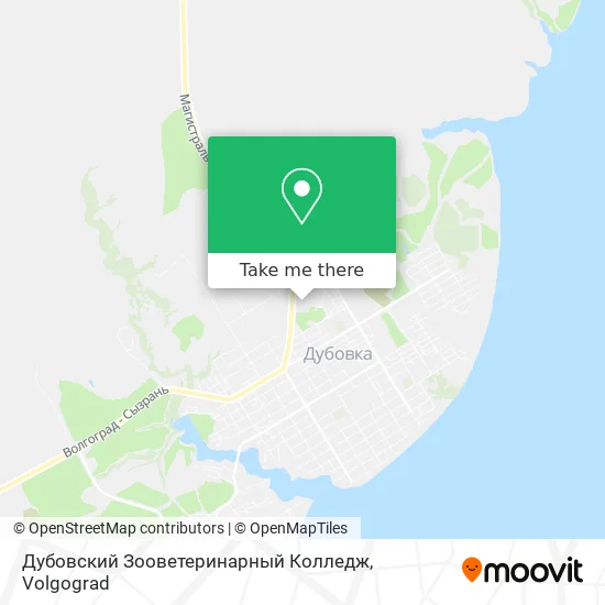 Дубовский Зооветеринарный Колледж map