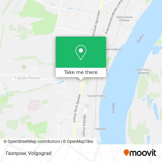 Газпром map