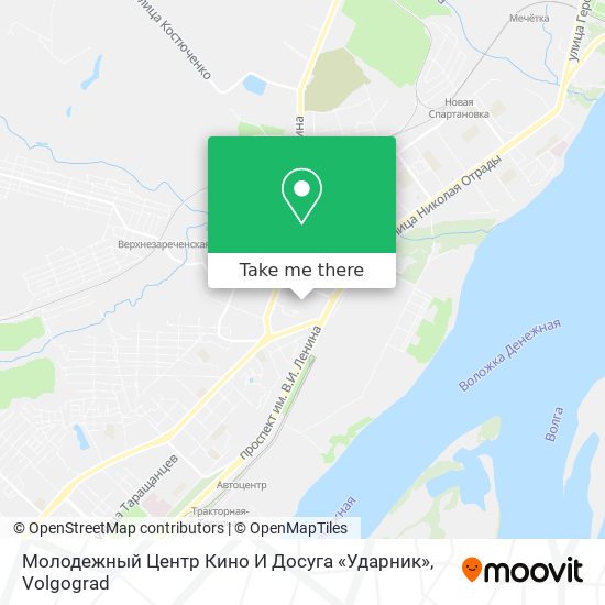 Молодежный Центр Кино И Досуга «Ударник» map