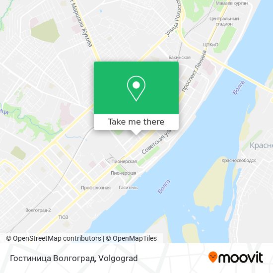 Гостиница Волгоград map