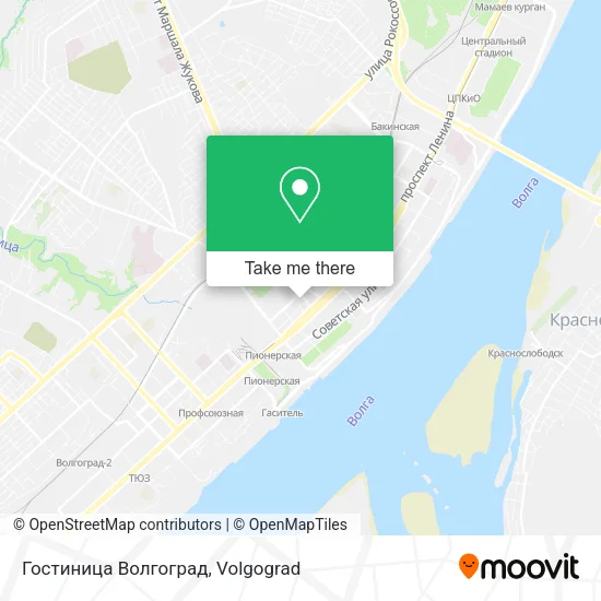 Гостиница Волгоград map