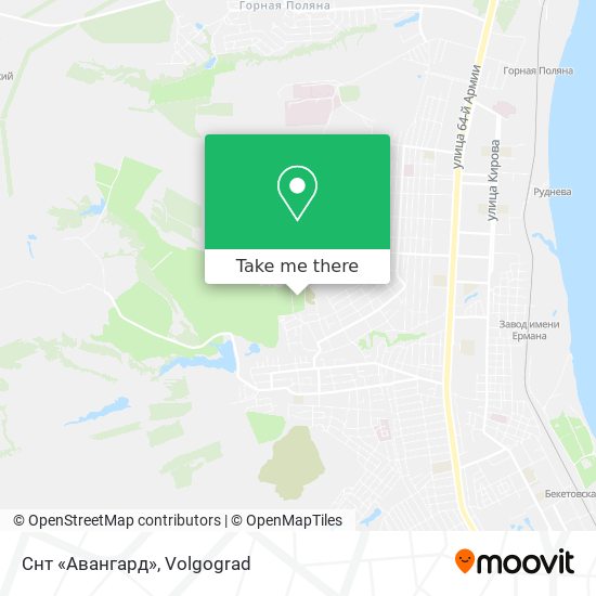 Снт «Авангард» map