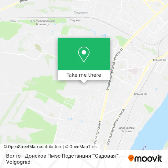 Волго - Донское Пмэс Подстанция ""Садовая"" map
