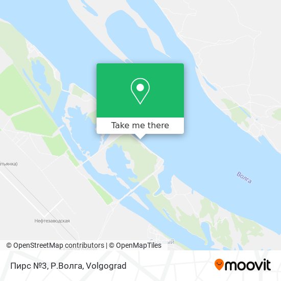 Пирс №3, Р.Волга map