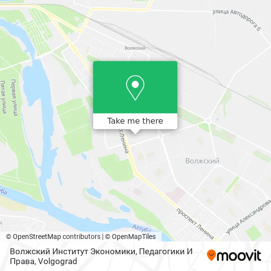 Волжский Институт Экономики, Педагогики И Права map