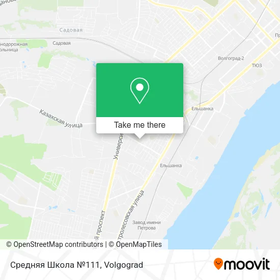 Средняя Школа №111 map