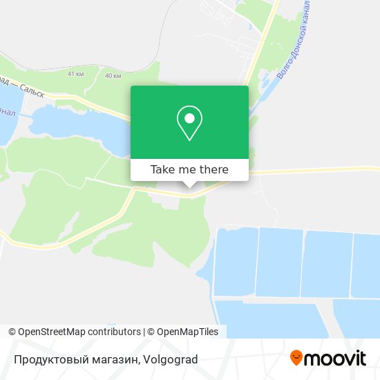 Продуктовый магазин map