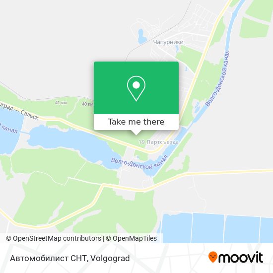 Автомобилист СНТ map
