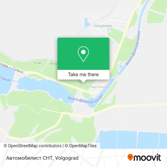 Автомобилист СНТ map