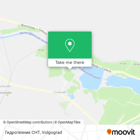 Гидротехник СНТ map