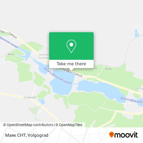 Маяк СНТ map