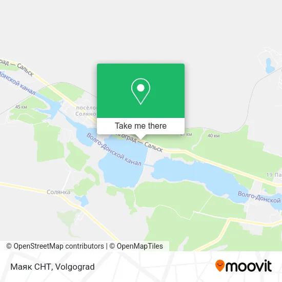 Маяк СНТ map