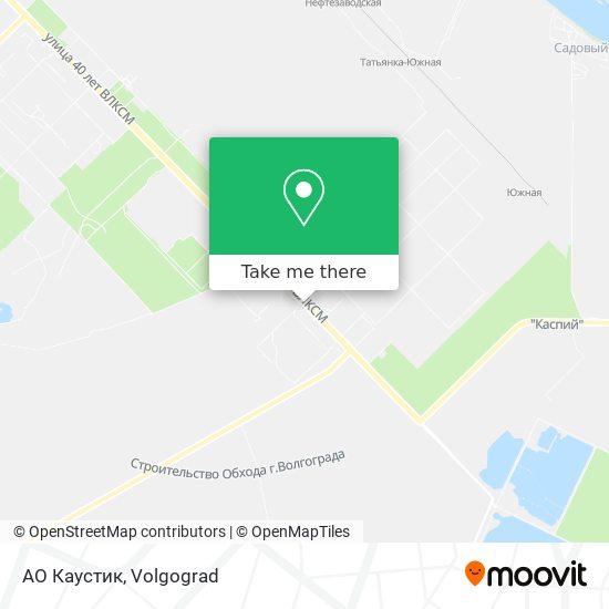 АО Каустик map