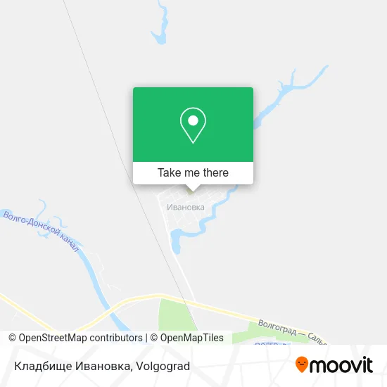Кладбище Ивановка map