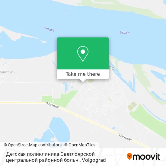 Детская поликлиника Светлоярской центральной районной больн. map