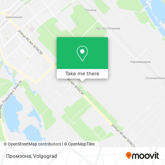 Промзона map