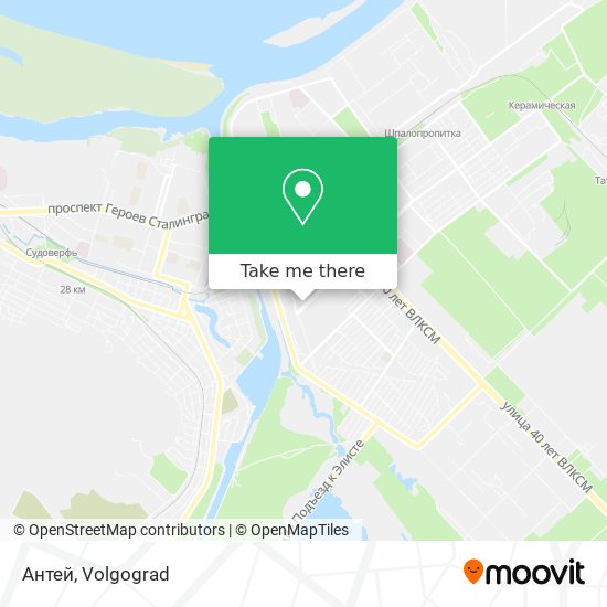 Антей map