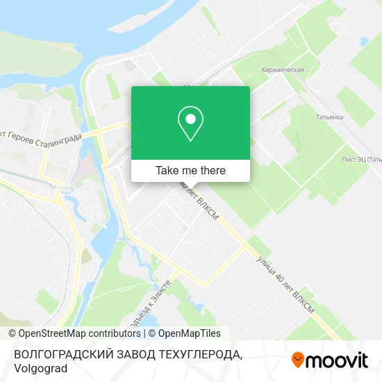 ВОЛГОГРАДСКИЙ ЗАВОД ТЕХУГЛЕРОДА map