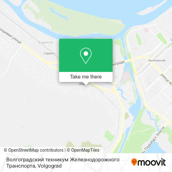 Волгоградский техникум Железнодорожного Транспорта map