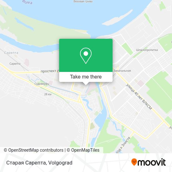 Старая Сарепта map
