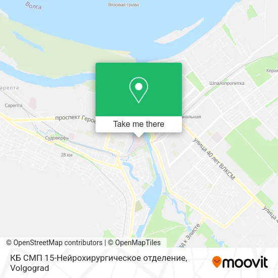 КБ СМП 15-Нейрохирургическое отделение map