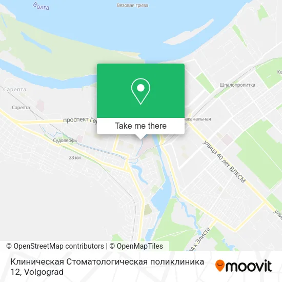 Клиническая Стоматологическая поликлиника 12 map