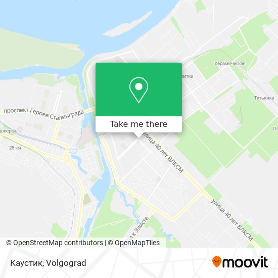 Каустик map