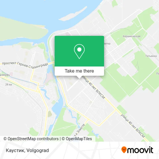 Каустик map