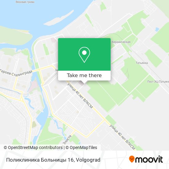 Поликлиника Больницы 16 map