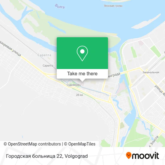 Городская больница 22 map