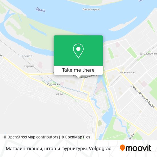 Магазин тканей, штор и фурнитуры map