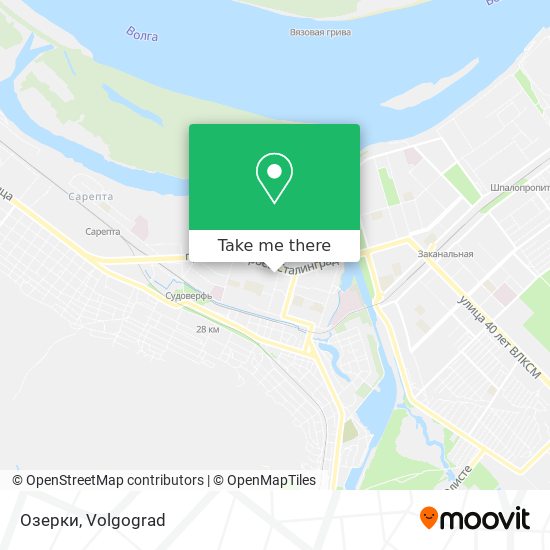 Озерки map