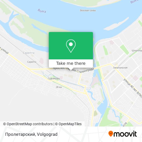 Пролетарский map