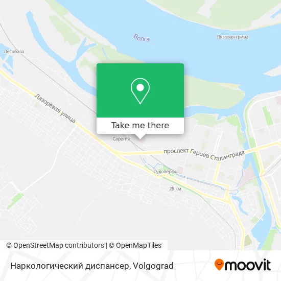 Наркологический диспансер map