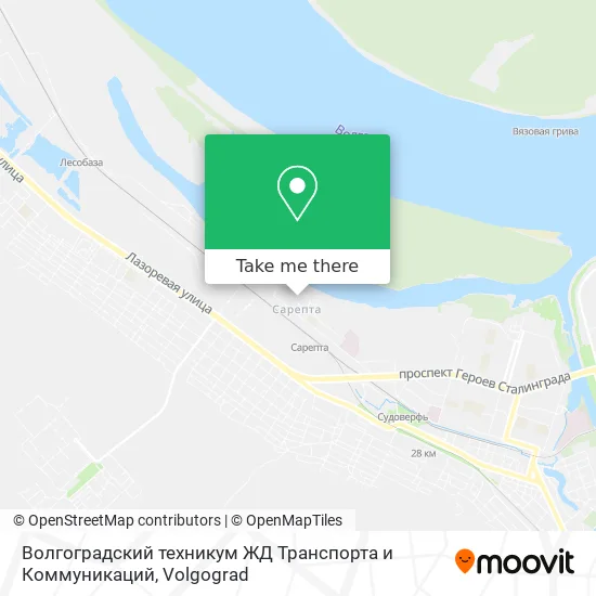 Волгоградский техникум ЖД Транспорта и Коммуникаций map