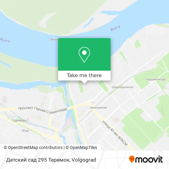 Детский сад 295 Теремок map