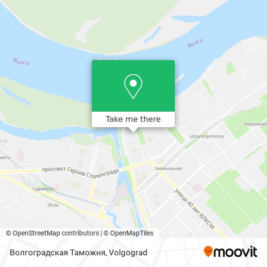Волгоградская Таможня map