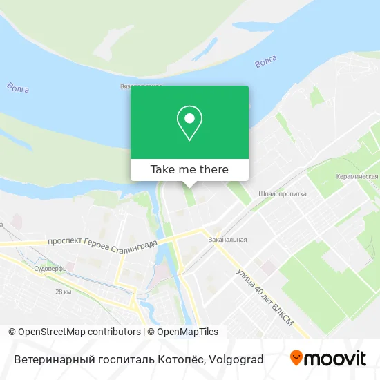 Ветеринарный госпиталь Котопёс map