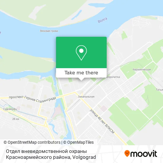 Отдел вневедомственной охраны Красноармейского района map