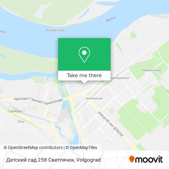 Детский сад 258 Светлячок map