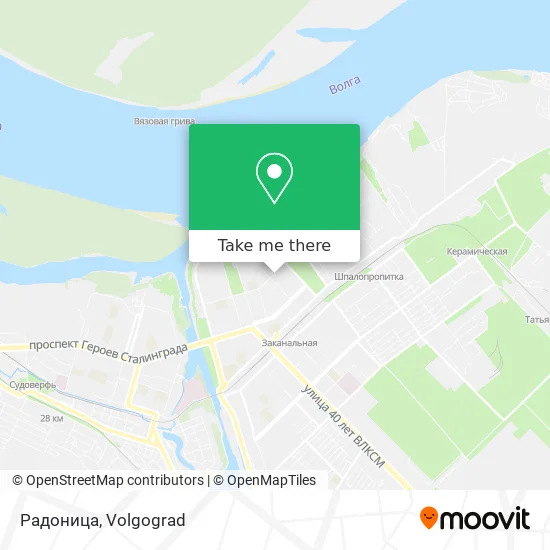 Радоница map