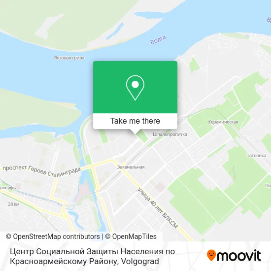 Центр Социальной Защиты Населения по Красноармейскому Району map