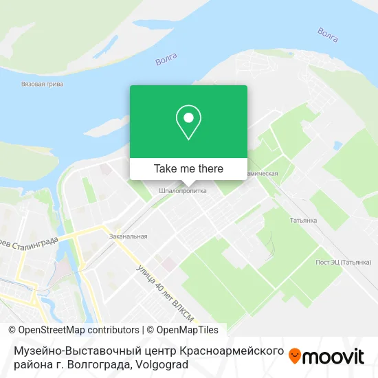 Музейно-Выставочный центр Красноармейского района г. Волгограда map