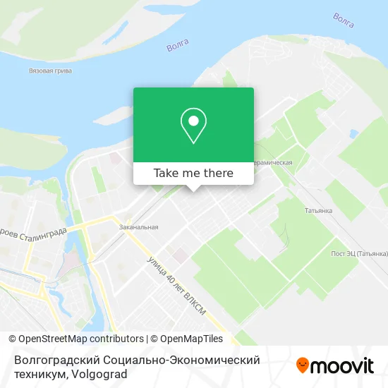 Волгоградский Социально-Экономический техникум map