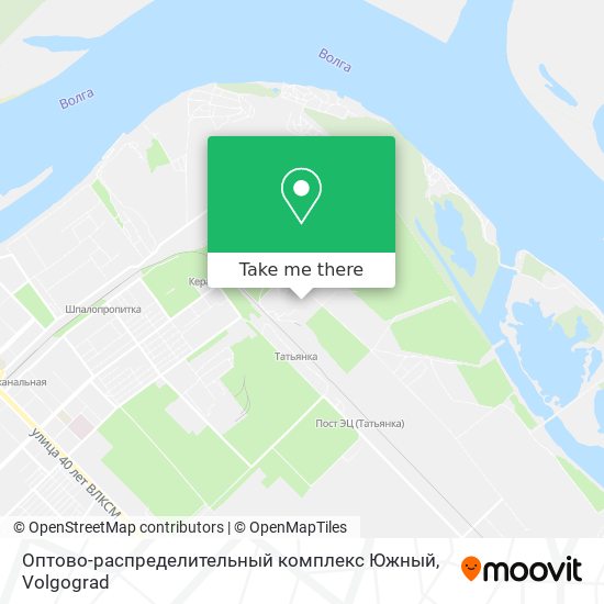 Оптово-распределительный комплекс Южный map