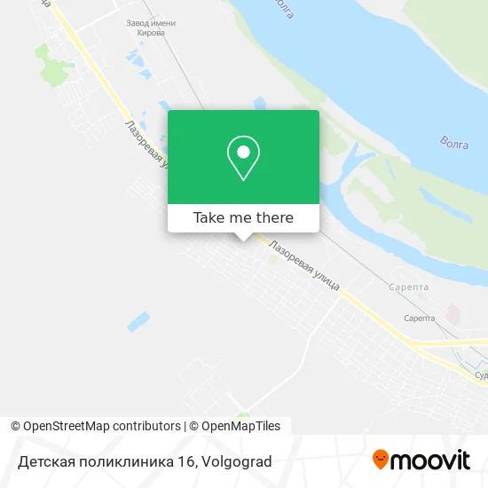 Детская поликлиника 16 map