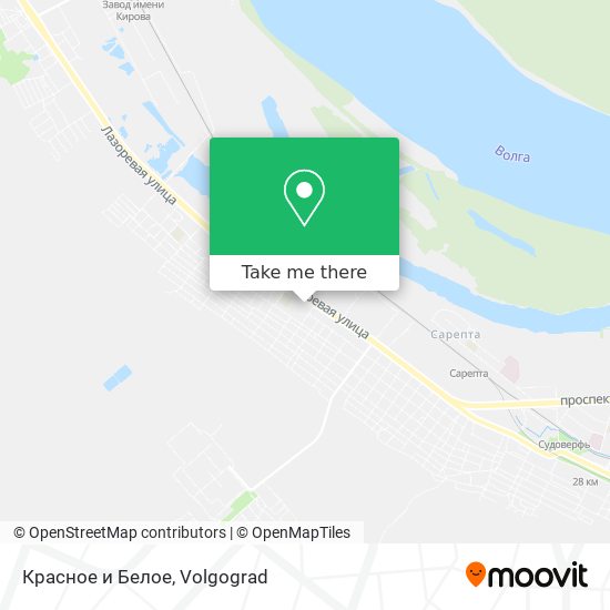 Красное и Белое map