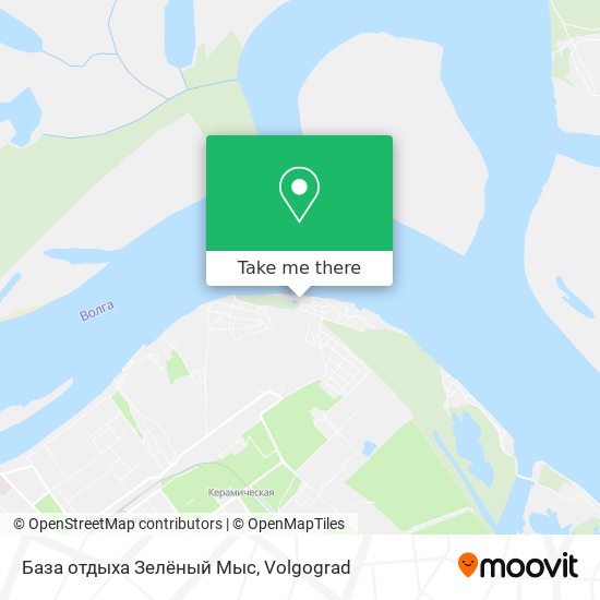 База отдыха Зелёный Мыс map